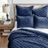 Navy Velvet Euro Sham - Set Of 2 - Levtex Home 1 Navy Velvet Euro Sham - Set Of 2 - Levtex Home -Letex Home Shop GUEST 008860d5 38d8 4985 8eb3 d61ad183edd6