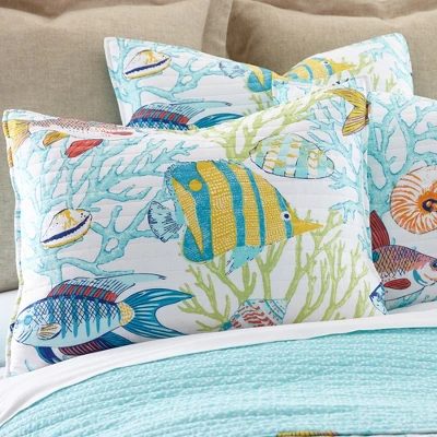 Beachwalk Quilt And Pillow Sham Set - Levtex Home 4 Beachwalk Quilt And Pillow Sham Set - Levtex Home - Image 2