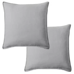 100% Linen - Square Decorative Pillow Cover Set - 2pk - Levtex Home 19 100% Linen - Square Decorative Pillow Cover Set - 2pk - Levtex Home -Letex Home Shop GUEST 0dacafe0 8f65 4a1e 8e3d 31ca9d8799e4