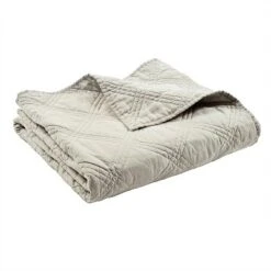 Linen Front/Cotton Back Quilted Throw - Levtex Home -Letex Home Shop GUEST 0e336e03 a979 442c be92 feeb2538aae4