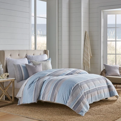 Santander Comforter Set - Blue, Grey & White - Levtex Home 7 Santander Comforter Set - Blue, Grey & White - Levtex Home - Image 5