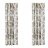 Palladium Floral Lined Curtain Panel With Rod Pocket - Levtex Home