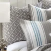 Provincetown Euro Sham - Grey And White - Levtex Home -Letex Home Shop GUEST 178ef42b 83f7 4dad 8d97 0474649a34d2