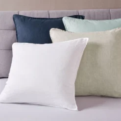 100% Linen - Square Decorative Pillow Cover Set - 2pk - Levtex Home 16 100% Linen - Square Decorative Pillow Cover Set - 2pk - Levtex Home -Letex Home Shop GUEST 19409b5c 5790 472b 947a 72f98a405f62