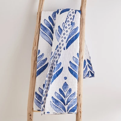 Vintage Blossom Quilted Throw - Levtex Home 4 Vintage Blossom Quilted Throw - Levtex Home - Image 2