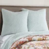 Eden Teal Euro Sham Set - Two Euro Shams - Levtex Home