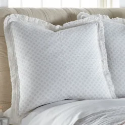 Pippa Floral Quilted Euro Sham - 2pk - Levtex Home