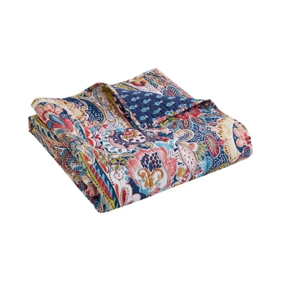 Nanette Floral Quilted Throw - Levtex Home 5 Nanette Floral Quilted Throw - Levtex Home - Image 3