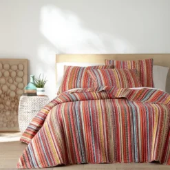 Uluru Stripe Quilt And Pillow Sham Set - Levtex Home 15 Uluru Stripe Quilt And Pillow Sham Set - Levtex Home -Letex Home Shop GUEST 49cc5d5d 1749 4eb2 8b28 8a1be7e4121e