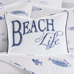 Indigo Tide Beach Life Pillow- Levtex Home