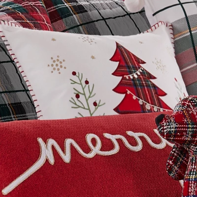 Thatch Home Spencer Plaid Tree Whipstitch Pillow - By Levtex Home 3 Thatch Home Spencer Plaid Tree Whipstitch Pillow - By Levtex Home