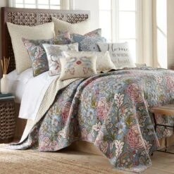 Calafel Floral Quilt And Pillow Sham Set - Levtex Home 12 Calafel Floral Quilt And Pillow Sham Set - Levtex Home -Letex Home Shop GUEST 51b27863 4344 4a86 ad3d 64d9a29298a8