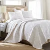 Perla White Euro Sham Set - Set Of Two - Levtex Home