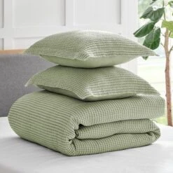 Mills Waffle Desert Sage Full/Queen Duvet Set - Levtex Home 9 Mills Waffle Desert Sage Full/Queen Duvet Set - Levtex Home -Letex Home Shop GUEST 6236b62b e32e 4d96 a58f 71272ec90a62