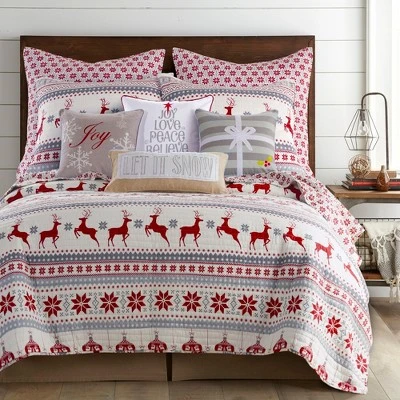 Silent Night Holiday Quilt Set - Levtex Home 9 Silent Night Holiday Quilt Set - Levtex Home - Image 7