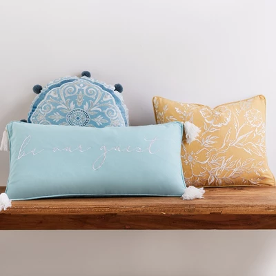 Alita Be Our Guest Decorative Pillow - Levtex Home 4 Alita Be Our Guest Decorative Pillow - Levtex Home - Image 2