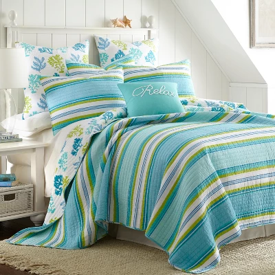 Cozumel Quilt Set - Coastal Multicolor - Levtex Home 8 Cozumel Quilt Set - Coastal Multicolor - Levtex Home - Image 6