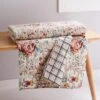 Leonora Pink Quilted Throw - Levtex Home