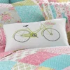 Vintage Rose Bicycle Decorative Pillow - Levtex Home
