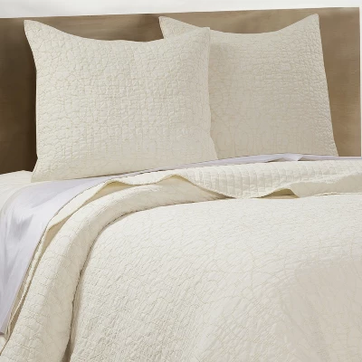 Beckett Cream Euro Sham Set Of 2 - Levtex Home 3 Beckett Cream Euro Sham Set Of 2 - Levtex Home