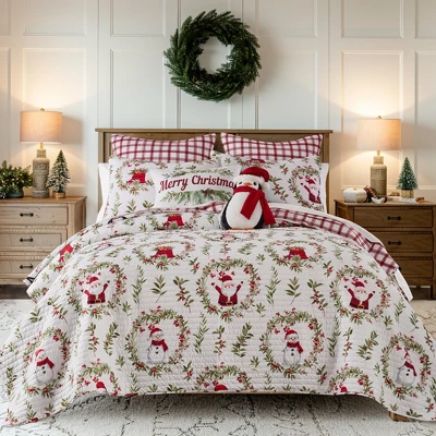 Pine & Plaid Printed Merry Christmas Pillow 12x20 - Levtex Home 4 Pine & Plaid Printed Merry Christmas Pillow 12x20 - Levtex Home - Image 2