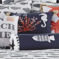 Bakio Coral Decorative Pillow - Levtex Home