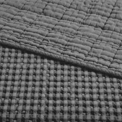 Mills Waffle Charcoal Quilted Throw - Levtex Home 7 Mills Waffle Charcoal Quilted Throw - Levtex Home -Letex Home Shop GUEST 930a87d5 fe57 40d5 aa73 8fa2403076d9