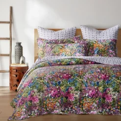 Basel Floral Quilt And Pillow Sham Set - Levtex Home 15 Basel Floral Quilt And Pillow Sham Set - Levtex Home -Letex Home Shop GUEST 9d14cb6b 9164 49b8 8201 1d0371dc00f5