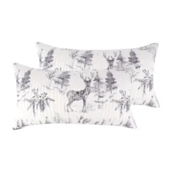 Sleigh Bells Grey Sham 2pk - Levtex Home -Letex Home Shop GUEST 9f1681d4 5f59 423b b39f b911fe1cea17