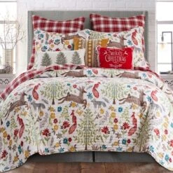 Folk Deer Holiday Quilt Set - Levtex Home 11 Folk Deer Holiday Quilt Set - Levtex Home -Letex Home Shop GUEST 9f9e1ffa 1a40 4ec6 ad54 6b3b15c18b97