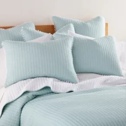Pom Pom Blue Haze Standard Sham - Levtex Home 8 Pom Pom Blue Haze Standard Sham - Levtex Home -Letex Home Shop GUEST a2b004fa c535 4740 bcb3 48f05c145a55 1