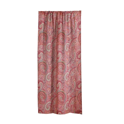 Spruce Paisley Lined Curtain Panel With Rod Pocket - Levtex Home 3 Spruce Paisley Lined Curtain Panel With Rod Pocket - Levtex Home