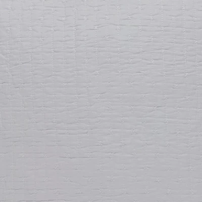 Cross Stitch Grey Solid Euro Shams - Set Of 2 - Levtex Home 4 Cross Stitch Grey Solid Euro Shams - Set Of 2 - Levtex Home - Image 2