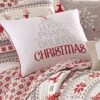 Silent Night Love Joy Peace Decorative Pillow Gray - Levtex Home
