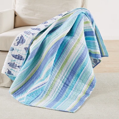 Laida Beach Quilted Throw - Levtex Home 3 Laida Beach Quilted Throw - Levtex Home