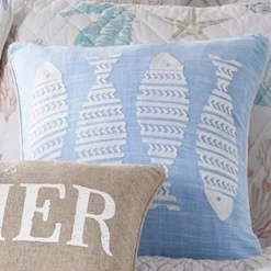 Blue Sea Fish Embroidered Decorative Pillow - Levtex Home 10 Blue Sea Fish Embroidered Decorative Pillow - Levtex Home -Letex Home Shop GUEST b9a015ff 40dd 46c1 9832 fc8d8fcbf293
