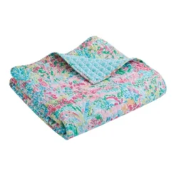 Karola Floral Quilted Throw - Levtex Home -Letex Home Shop GUEST bc8c99ee 7cc8 4863 a088 c7ec786c3715