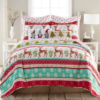 Let It Snow Holiday Quilt Set - Levtex Home 3 Let It Snow Holiday Quilt Set - Levtex Home