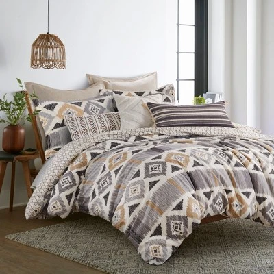 Santa Fe Duvet Set - Grey, Cream & Tan - Levtex Home 3 Santa Fe Duvet Set - Grey, Cream & Tan - Levtex Home