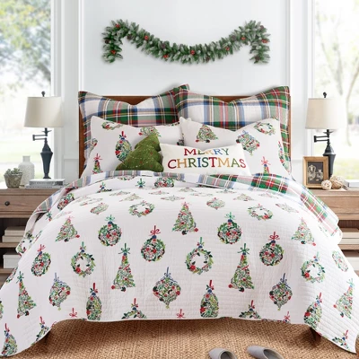 Festive Baubles Merry Christmas Pillow 12x24 4 Festive Baubles Merry Christmas Pillow 12x24 - Image 2