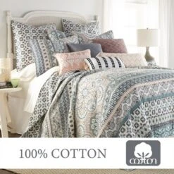 Addie Floral Quilt And Pillow Sham Set - Levtex Home 9 Addie Floral Quilt And Pillow Sham Set - Levtex Home -Letex Home Shop GUEST cf2cec6b 3cd1 4d9e 8a36 863ca093703e