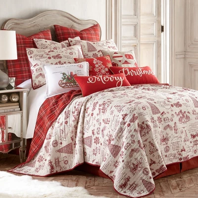 Yuletide Holiday Quilt Set - Levtex Home 3 Yuletide Holiday Quilt Set - Levtex Home