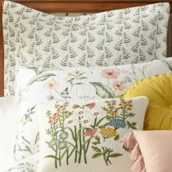 Viviana Floral Quilted Euro Sham - 2pk - Levtex Home 9 Viviana Floral Quilted Euro Sham - 2pk - Levtex Home -Letex Home Shop GUEST d9df2df4 3a22 48d3 a8a3 2ca1322a9a49