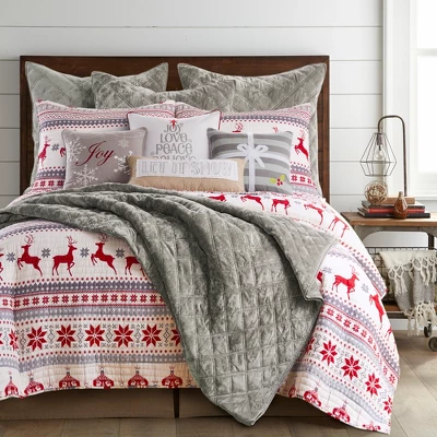 Silent Night Holiday Quilt Set - Levtex Home 3 Silent Night Holiday Quilt Set - Levtex Home