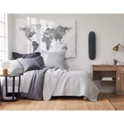 Gray Sateen Twin 3pc Sheet Set - Levtex Home 12 Gray Sateen Twin 3pc Sheet Set - Levtex Home -Letex Home Shop GUEST dc53a7ac 7083 41b1 8360 a646f7f67e1b