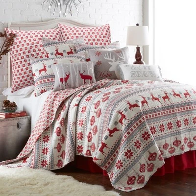 Silent Night Holiday Quilt Set - Levtex Home 4 Silent Night Holiday Quilt Set - Levtex Home - Image 2