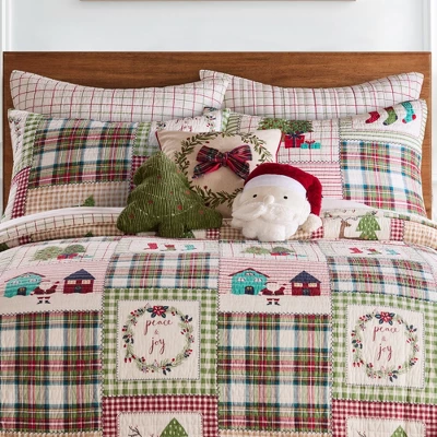 Home For Christmas Euro Sham Set Of 2 - Levtex Home 4 Home For Christmas Euro Sham Set Of 2 - Levtex Home - Image 2