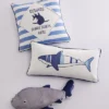 Sammy Shark Striped Decorative Pillow - Levtex Home -Letex Home Shop GUEST e7b753d1 6f22 40c5 a717 620d7419b110