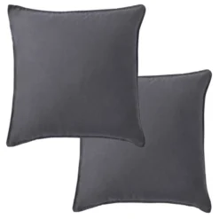 100% Linen - Square Decorative Pillow Cover Set - 2pk - Levtex Home 18 100% Linen - Square Decorative Pillow Cover Set - 2pk - Levtex Home -Letex Home Shop GUEST eb749c56 7362 4acf 9a65 265c5cca6f0f