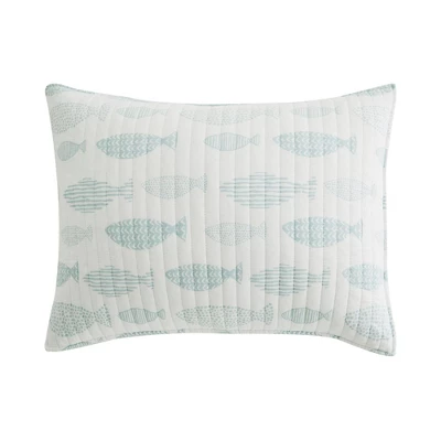 Aqua Breeze Quilt And Pillow Sham Set - Levtex Home 4 Aqua Breeze Quilt And Pillow Sham Set - Levtex Home - Image 2
